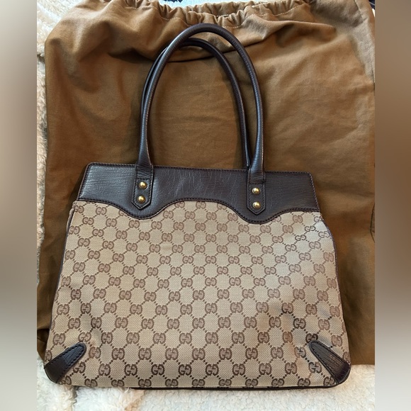Gucci Horsebit Canvas Bag RARE - Picture 3 of 10